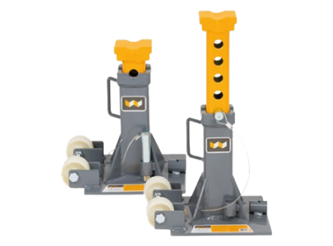12 ton pin type trestle jack stands set with rubber head