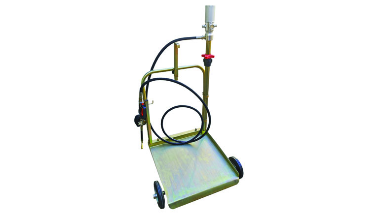 k99235 trolley mounted oil dispensers with digital oil gun