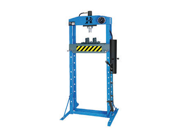 15 ton hydraulic manual workshop press with gauge