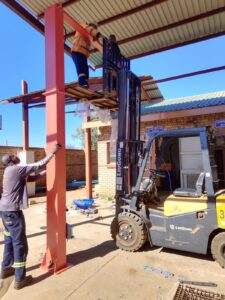 2 post hoist installation of mafikeng