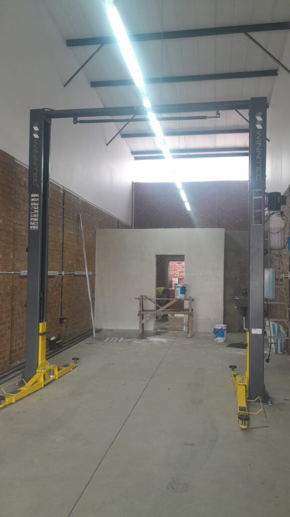 two post lift installation foton dealership centurion