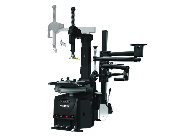 bright bp818 semi auto swing arm tyre changers with helper arms