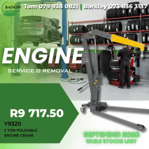 engine service removal engine crane